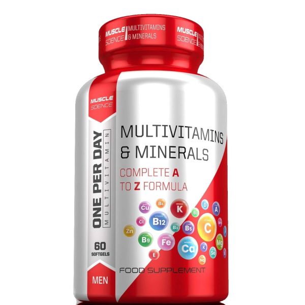 Muscle Science Multivitamins & Minerals, 60 softgels