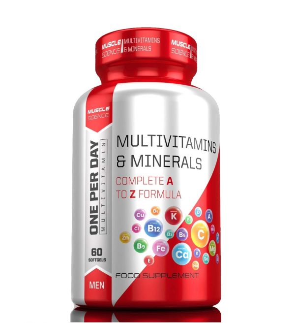 Muscle Science Multivitamins & Minerals, 60 softgels