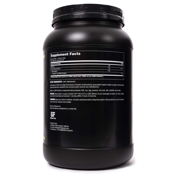 Universal Nutrition CARBO PRO 2.2LBS(1KG) UNFLAVORED - Image 2