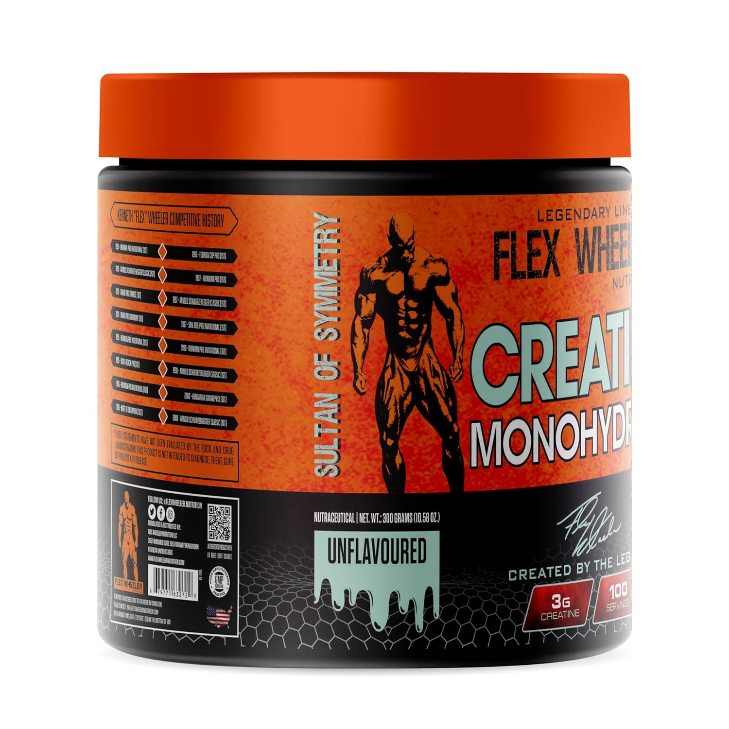Flex Wheeler Creatine Monohydrate 300g - 100 Servings - Image 3