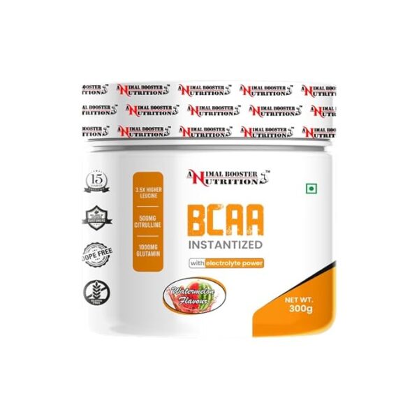 Animal Booster Nutrition BCAA Fast Muscle Recovery  (Watermelon, 300 GM)