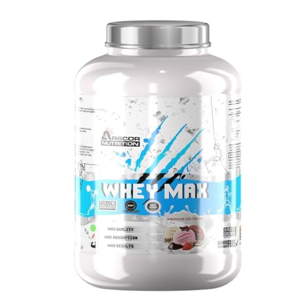 Arscor Nutrition Flavored Whey Max Protein  Net 2kg American Ice-Cream Flavour