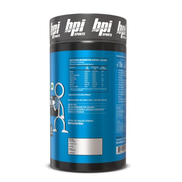 BPI Sports Citrulline Malate 45 serving (weight 90gm) - Image 3