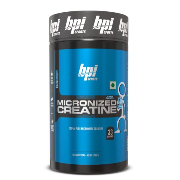 BPI Sports Pure Micronized Creatine | 100gms - 33 servings (Unflavoured)