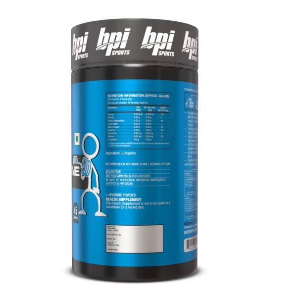 BPI Sports L-Arginine Muscle building,  increased Strength - 45 servings - 90g - Image 2