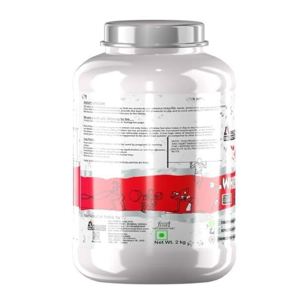 Arscor Nutrition Flavored Whey Protein  Net 2kg Chocolate Flavour - Image 3