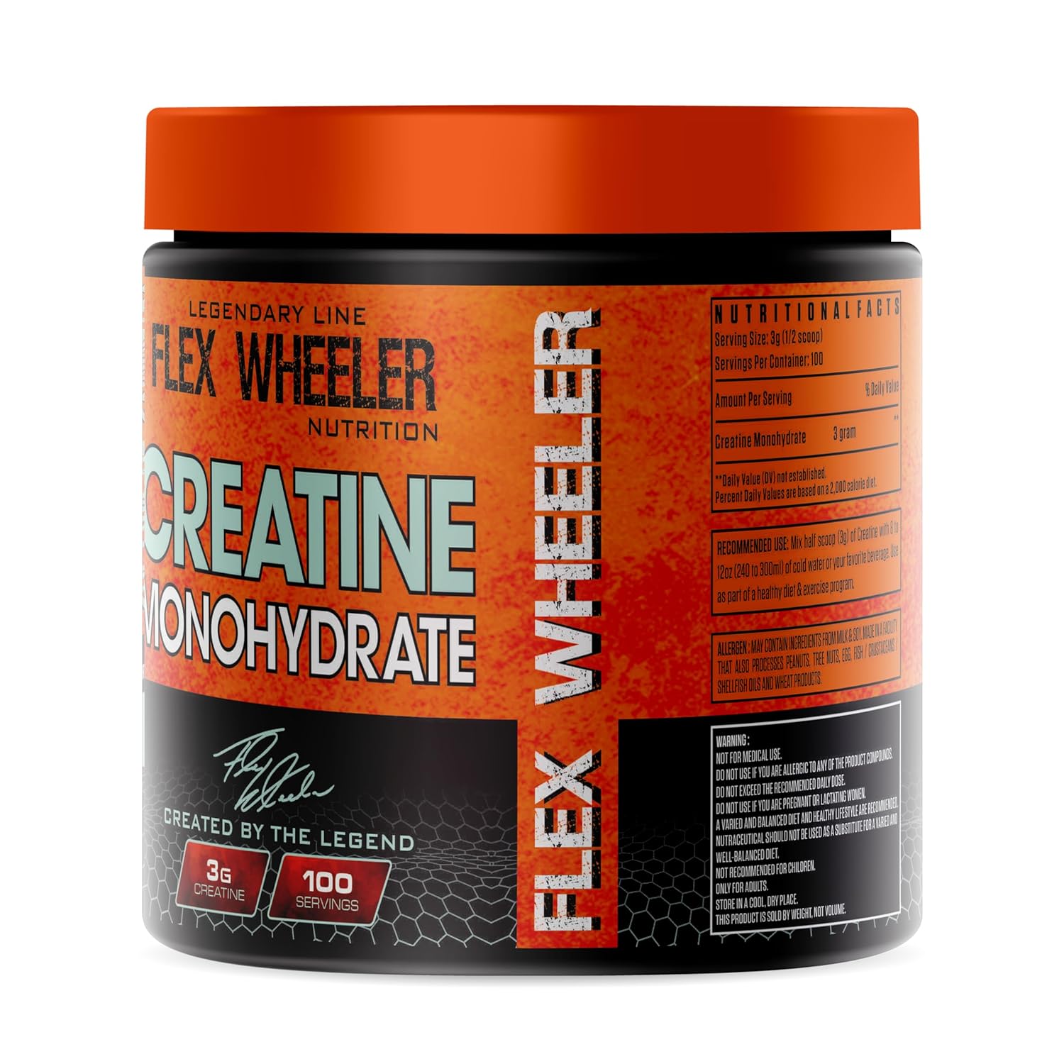 Flex Wheeler Creatine Monohydrate 300g - 100 Servings - Image 2