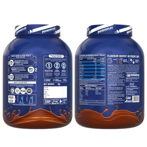 Bigmuscles Nutrition Nitra Isolate [2kg, Rich Chocolate] - Image 2
