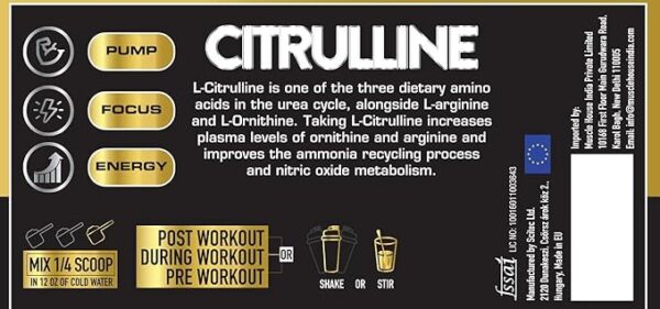 One Science Nutrition (OSN) Pure Citrulline for Boost Metabolism - 300 grams - Image 2