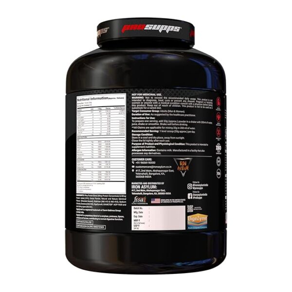 PS PROSUPPS Alpha Whey Protein| 24G Protein|10G Eaa 2Kg(Chocolate Dessert) - Image 2