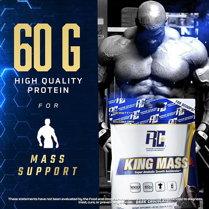 RONNIE COLEMAN King Mass(Dark Chocolate) (6.7 kg, Dark Chocolate) - Image 3