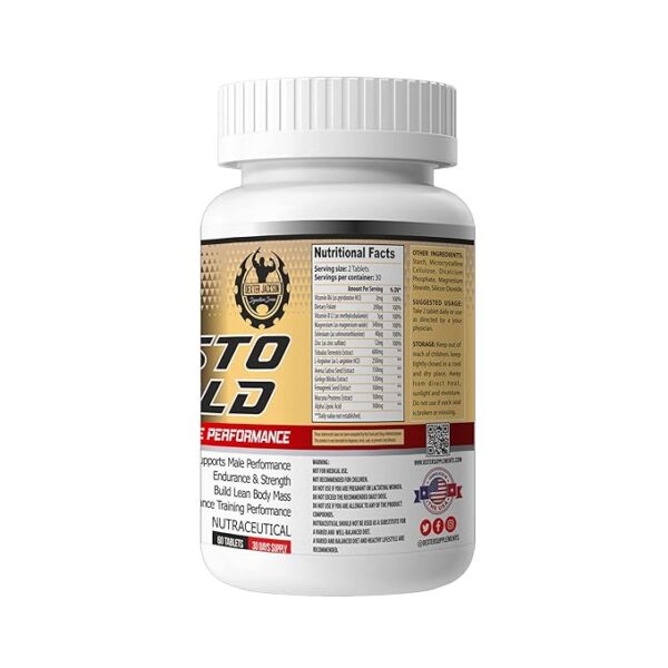 Dexter Jackson Testro Gold | 60 Tablets, 30 Days - Image 2