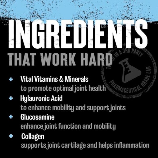 Universal Nutrition Complete Joint Support Supplement Animal Flex Powder - 30 Servings (Orange) - Image 3