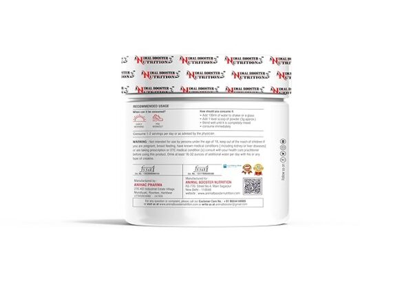 Animal Booster CREATINE 300 GM serving 100 - Image 3