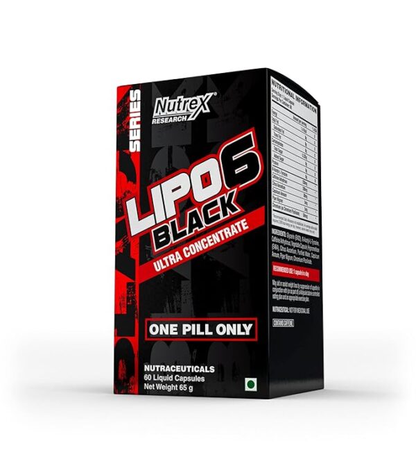 Nutrex Research Nutrex Lipo 6 Black Ultra Concentrate 60 Capsules