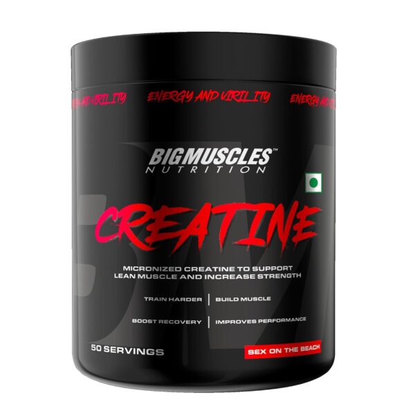 Bigmuscles Nutrition Creatine [155g, 50 Servings]|Sex On The Beach |