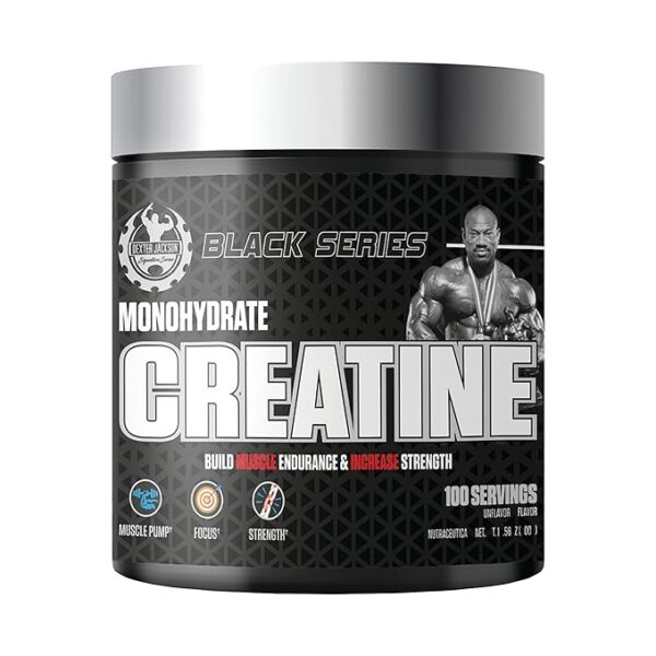 Dexter Jackson Black Series Monohydrate Creatine 300g, 100 Servings