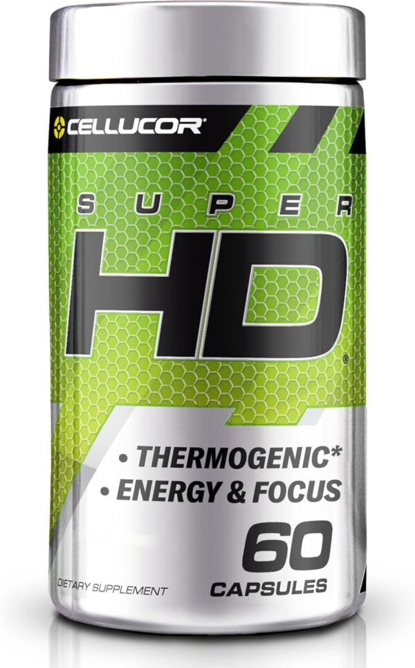 Cellucor SuperHD Thermogenic Fat Burner Weight Loss Supplement  60 Capsules