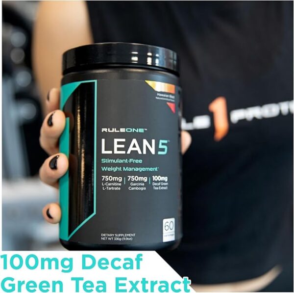 Rule 1 R1 Lean5, Blue Razz Lemonade 60 Servings - Image 2