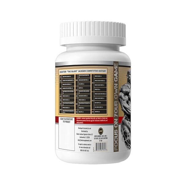 Dexter Jackson Testro Gold | 60 Tablets, 30 Days - Image 3