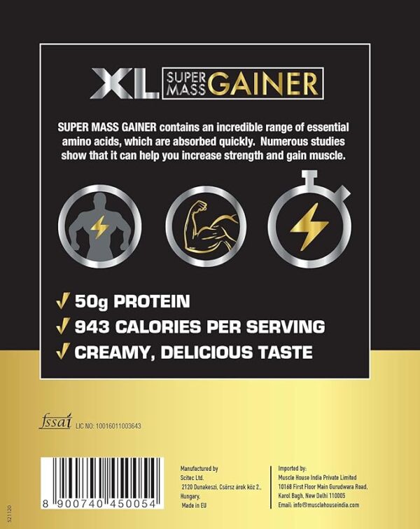 One Science Nutrition (OSN) XL Super Mass Gainer - Image 3