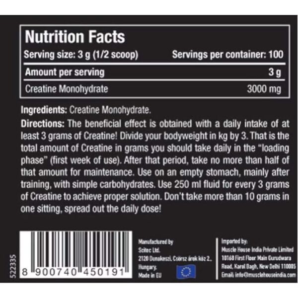 ONE SCIENCE NUTRITION (Osn) Micronized CreatinePerformance[100 Servings]-300G - Image 2