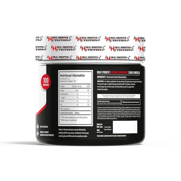 Animal Booster CREATINE 300 GM serving 100 - Image 2