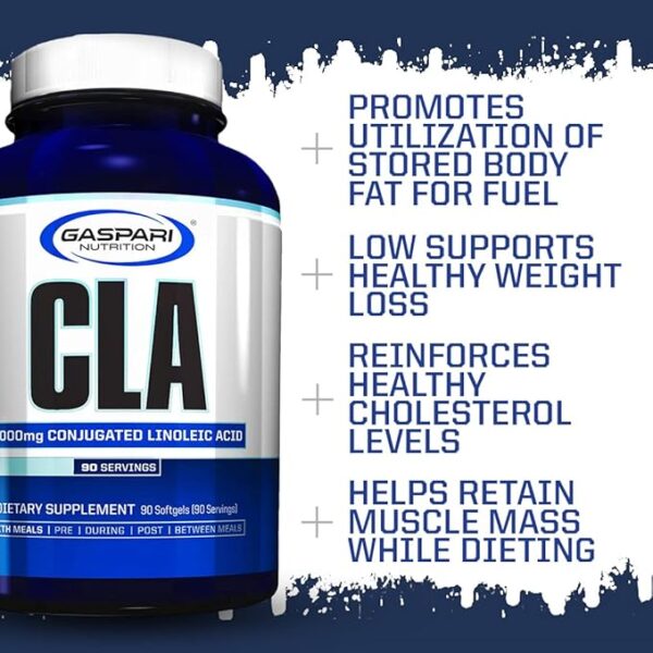 Gaspari Nutrition CLA Fusion - 90 Softgels (90serving) - Image 2