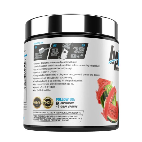 BPI Essential Aminos  – Recovery, Muscle Growth  30 Servings – 300 gm - Image 3