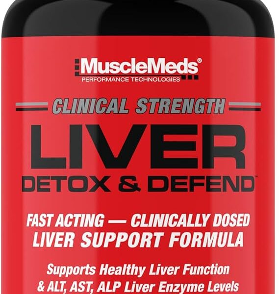 MuscleMeds Liver Detox & Defend  Herbal Liver Support Supplement  60 Servings