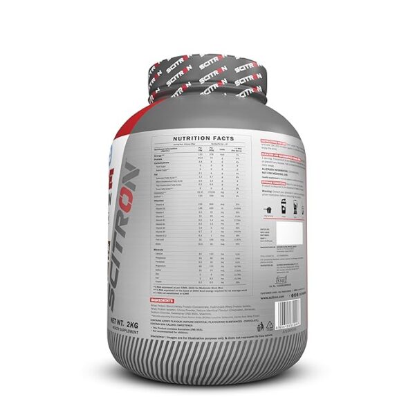 Scitron Advance Whey 2KG- Milk Chocolate (57 Servings | 25.5G Protein - Image 2