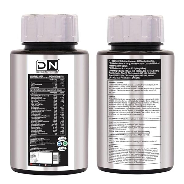 DIVINE NUTRITION Prolant Multivitamin 90N Tablets - Image 2