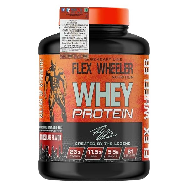 Flex Wheeler Nutrition Whey Protein - 5 lbs (2kg)  | Chocolate Flavor - Image 3