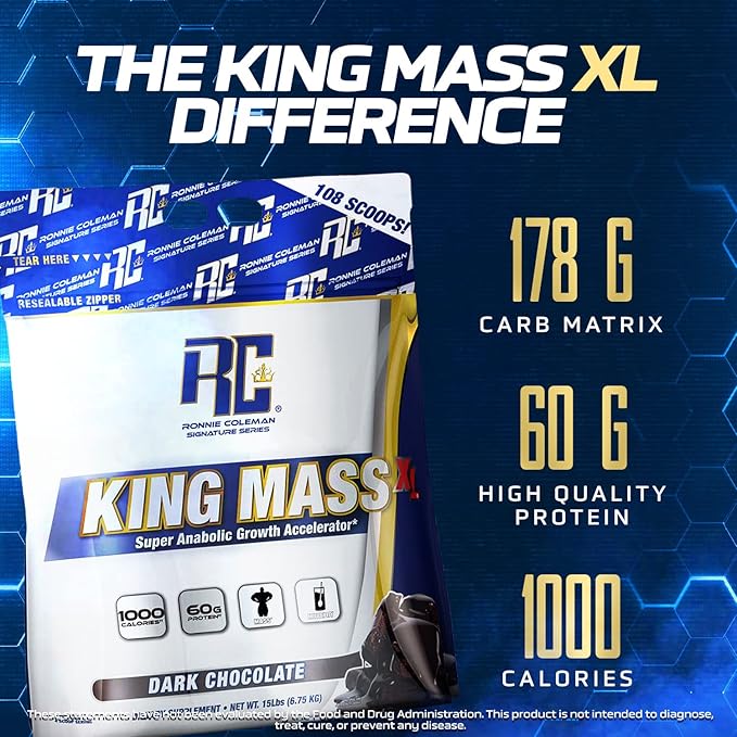 RONNIE COLEMAN King Mass(Dark Chocolate) (6.7 kg, Dark Chocolate) - Image 2