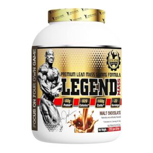 Dexter Jackson Legend Mass - Premium Lean Mass Gaining Formula | Malt Chocolate Flavor | 2722g, 6 lbs