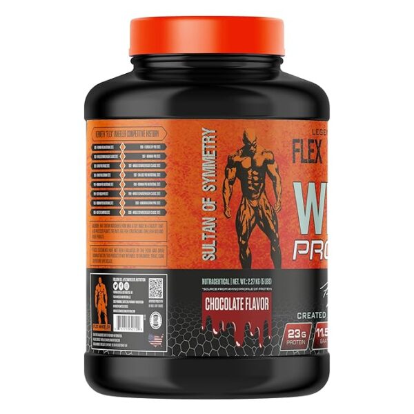 Flex Wheeler Nutrition Whey Protein - 5 lbs (2kg)  | Chocolate Flavor - Image 4