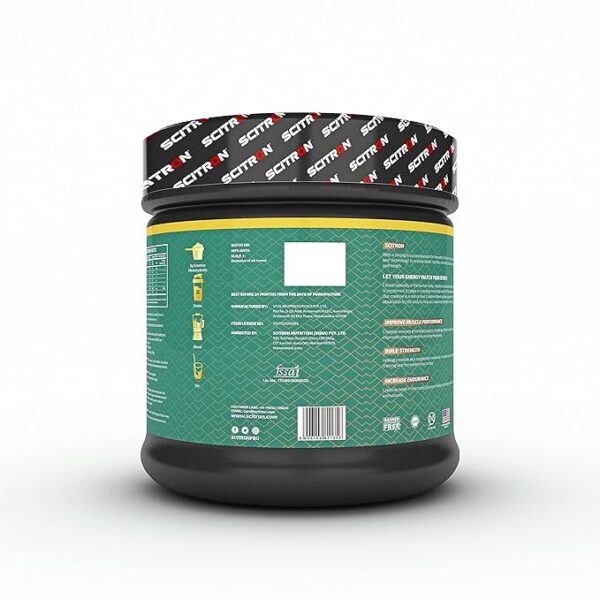 Scitron Nitro Series Creatine Monohydrate (3g Creatine, 62 Servings (Lemon, 250g) - Image 3