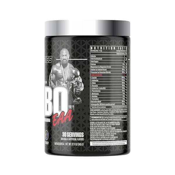 Dexter Jackson Black Series Turbo EAA Advanced Essential Amino Acids 30 Servings - Image 3
