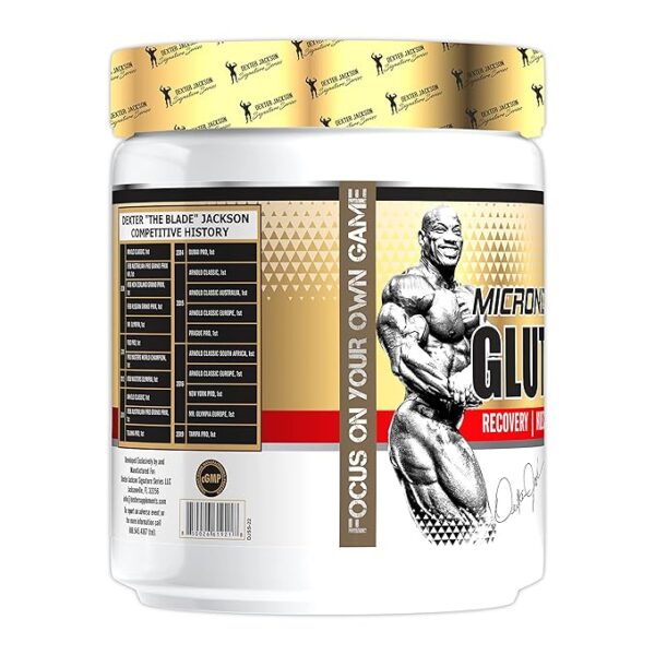 Dexter Jackson Glutamine 5000Mg | Muscle Building | 60 Servings, 300grm - Image 2