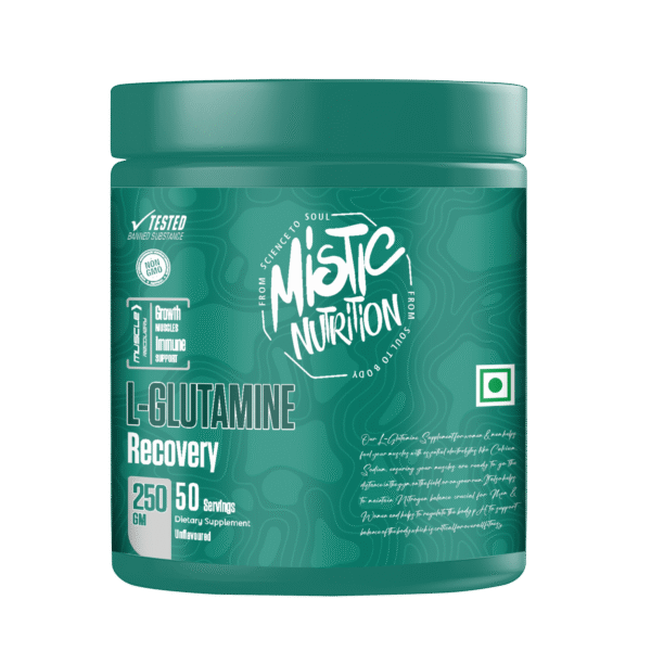 Mistic nutrition L-glutamine 250 gm 50 serving