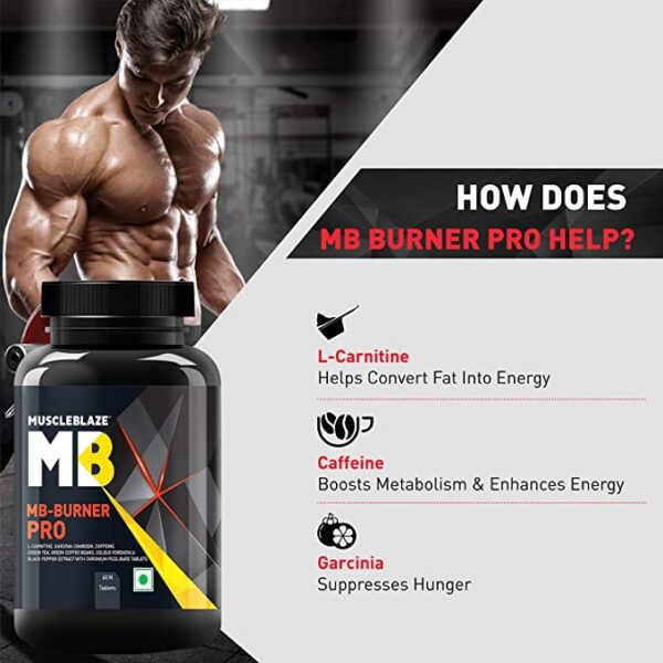 MuscleBlaze MB Fat Burner PRO, 60 tablet - Image 3