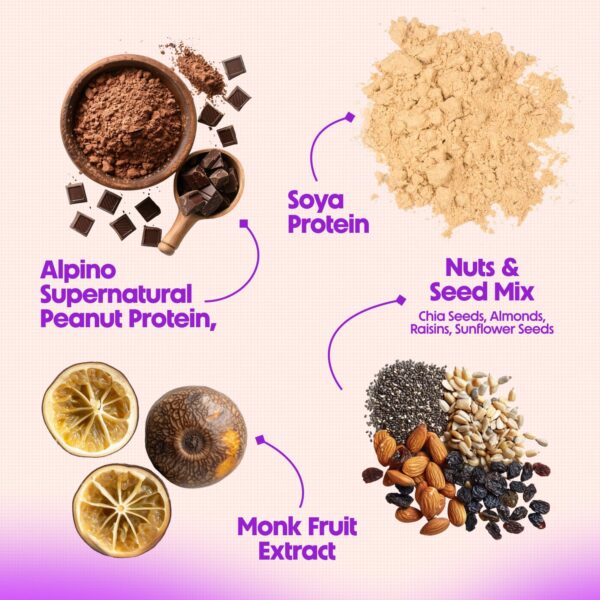 ALPINO 22% High Protein Super Oats Chocolate 2.5kg - Image 3