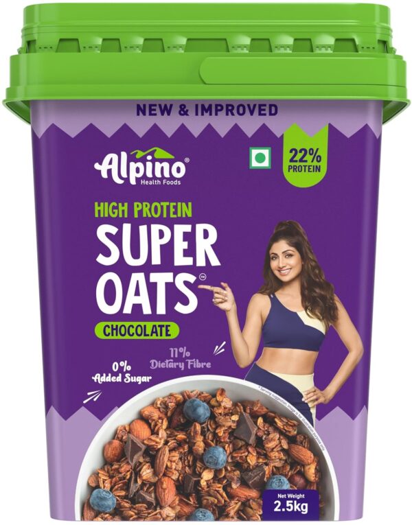 ALPINO 22% High Protein Super Oats Chocolate 2.5kg