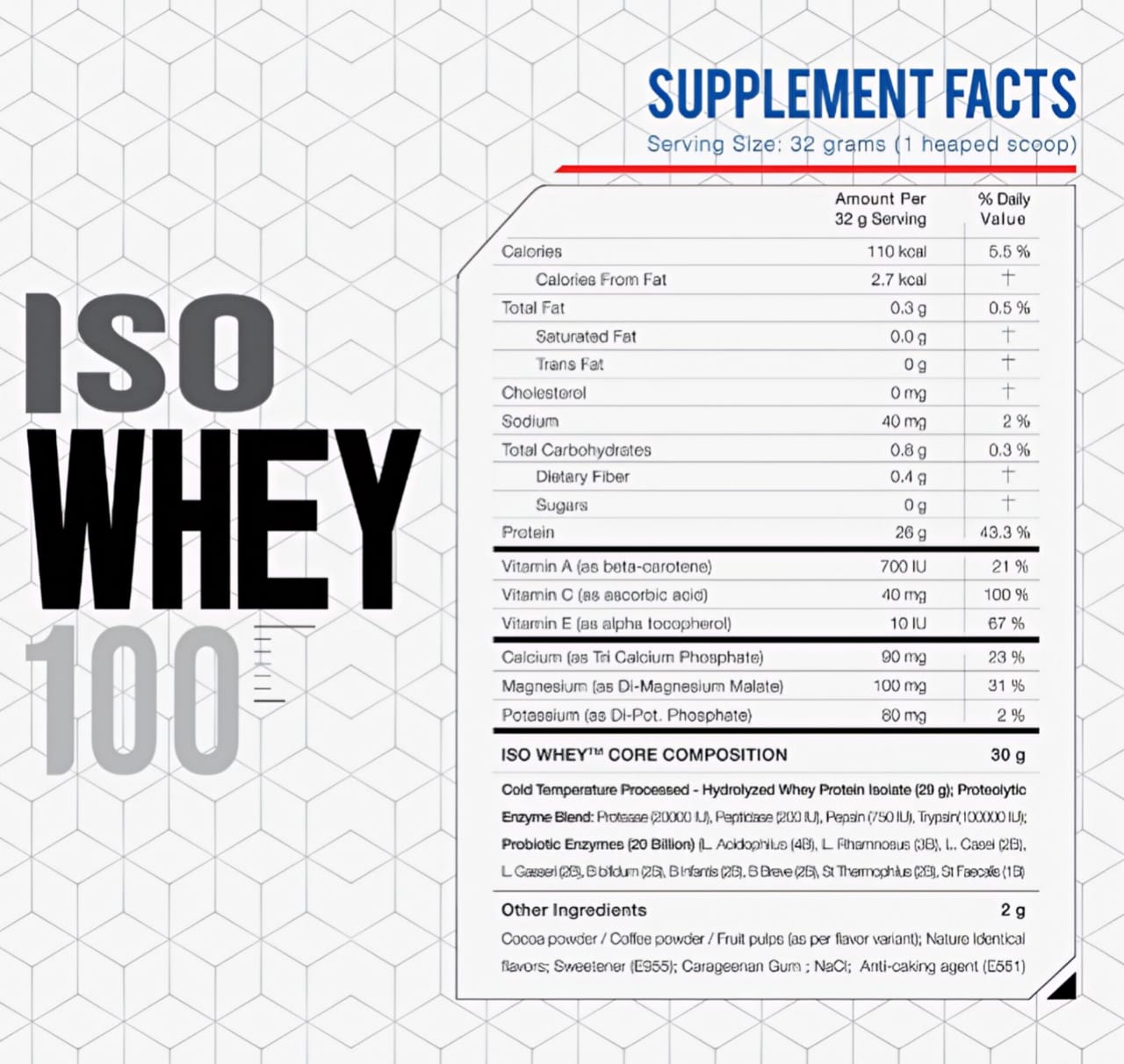 FREAK LABS POWER WHEY 100 Protein (57 serving) Chocolate - Image 2