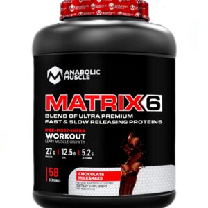 Anabolic Muscle Matrix 6 protein 2.8 kg (58 Serving ) Chocolate